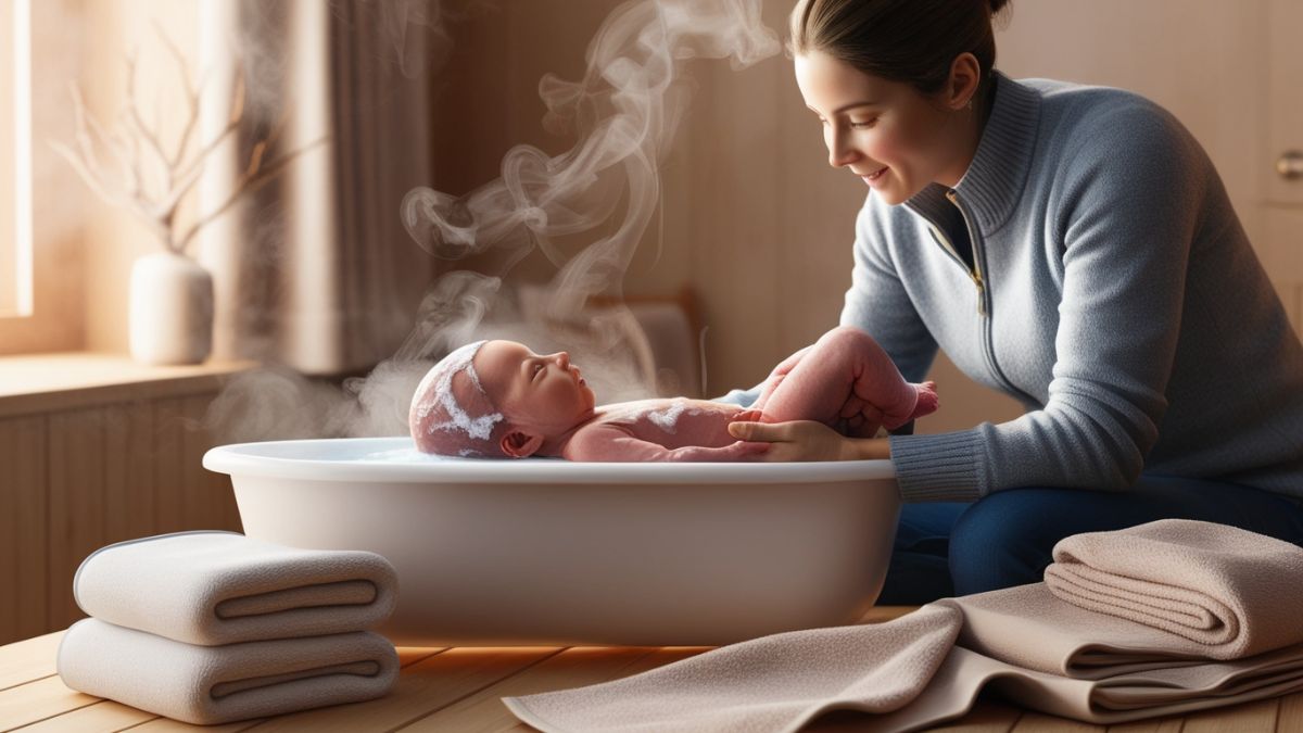 नहाने में विशेष सावधानी - ठंड में नवजात शिशु की देखभाल