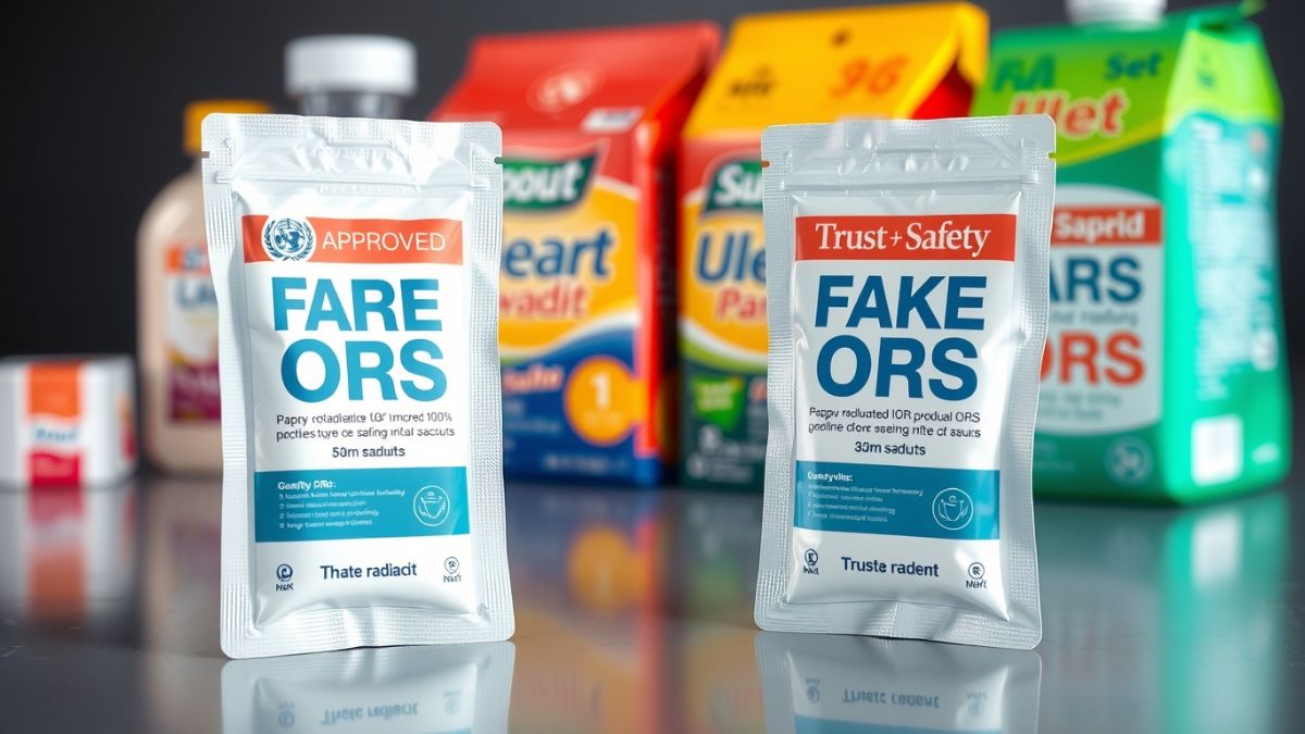 FSSAI Warning on Misleading ORS Names - ORS for kids