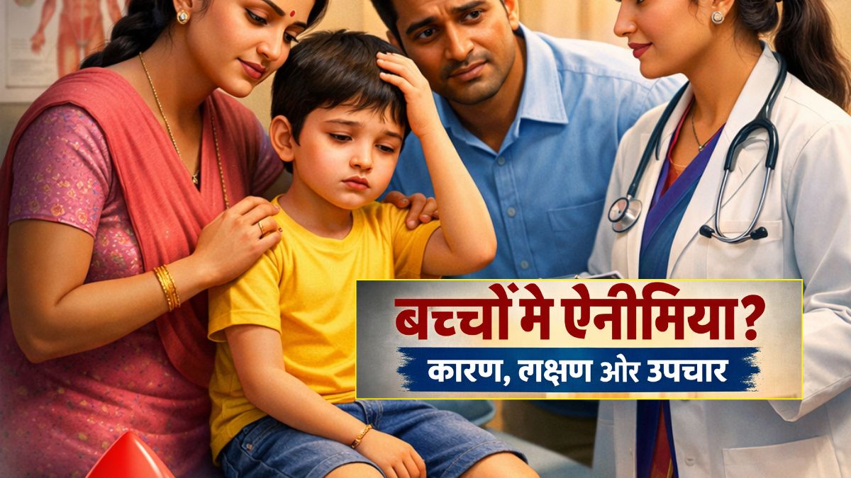 बच्चों में एनीमिया क्या है यह क्यों होता है लक्षणों और उपचार के बारे में पूरी जानकारी।