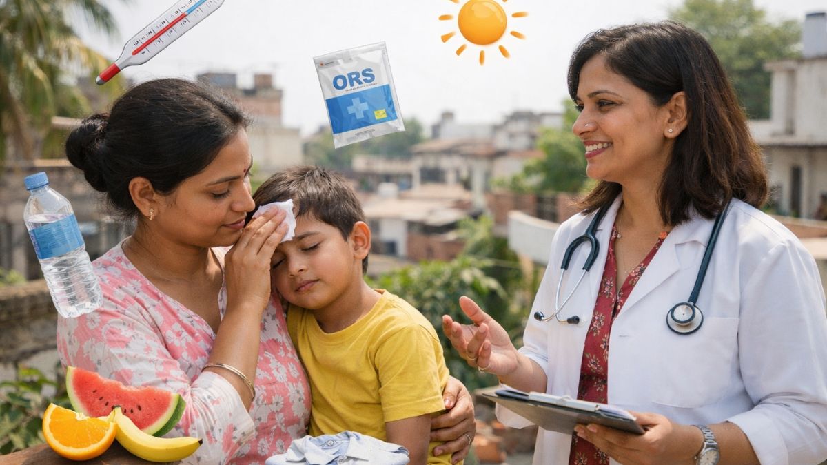 बच्चों में गर्मियों में होने वाली बीमारियाँ