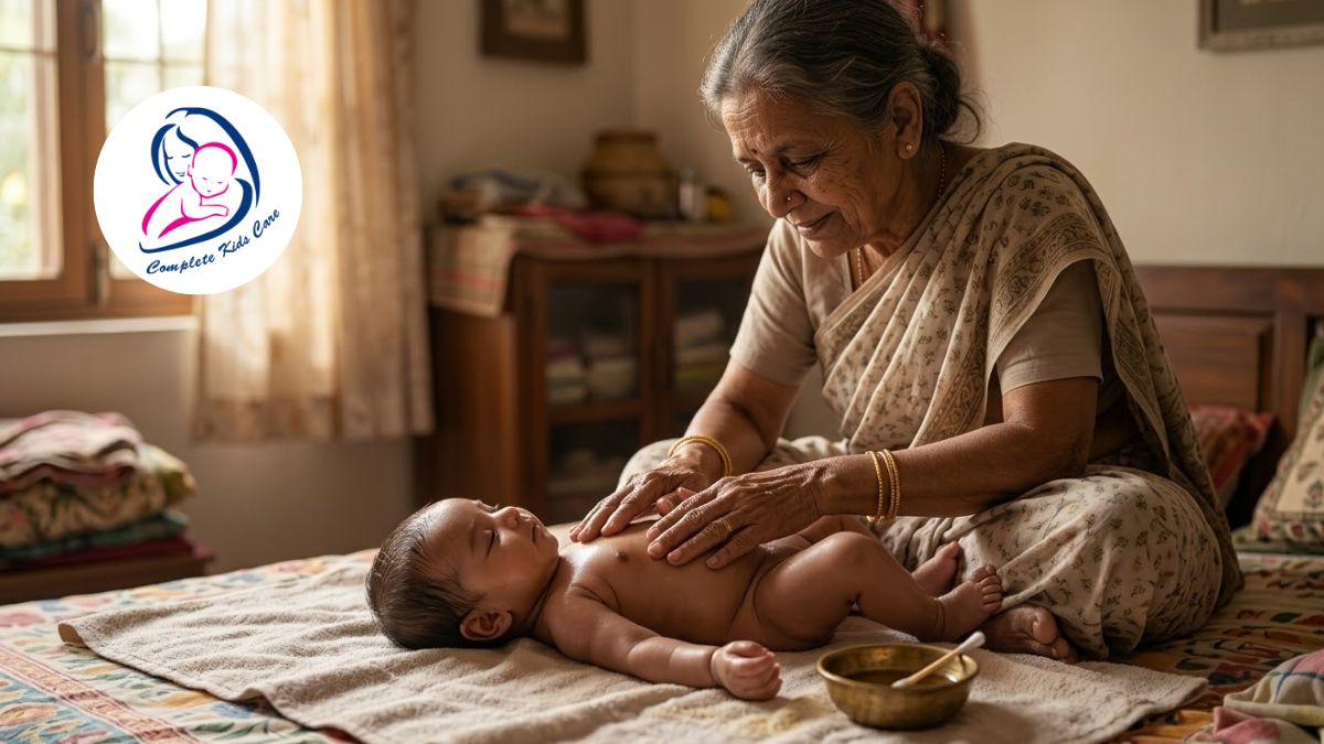 Kids OIl maalish - नवजात शिशु से जुड़े मिथक और सच्चाई