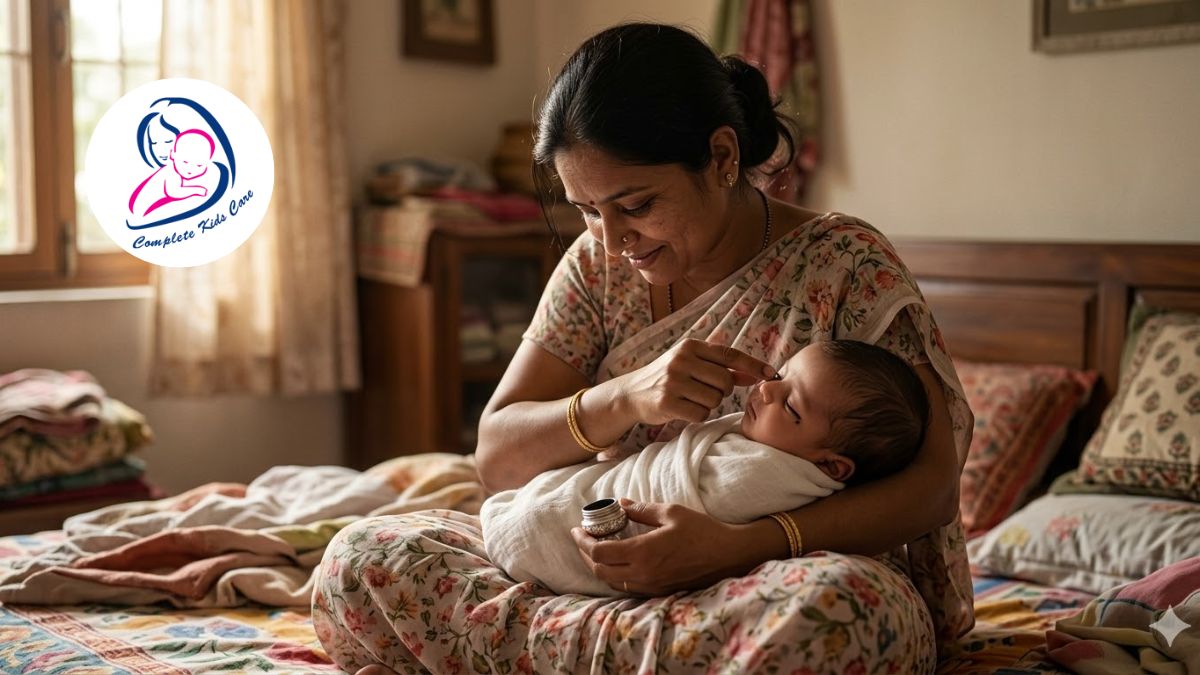 kajal eyes for kids - नवजात शिशु से जुड़े मिथक और सच्चाई